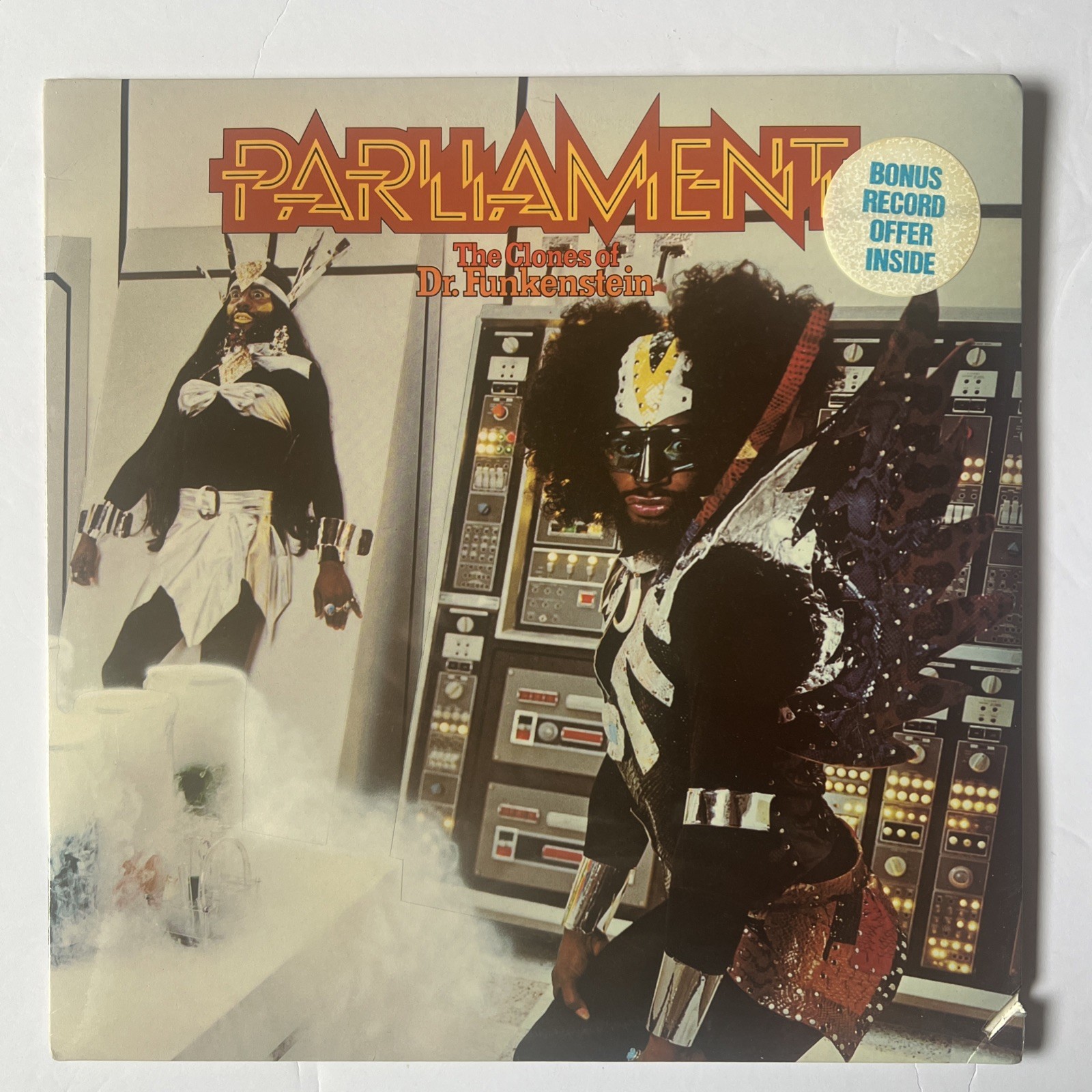 Parliament The Clones of Dr. Funkenstein Sealed Hype Sticker, OG CutOut