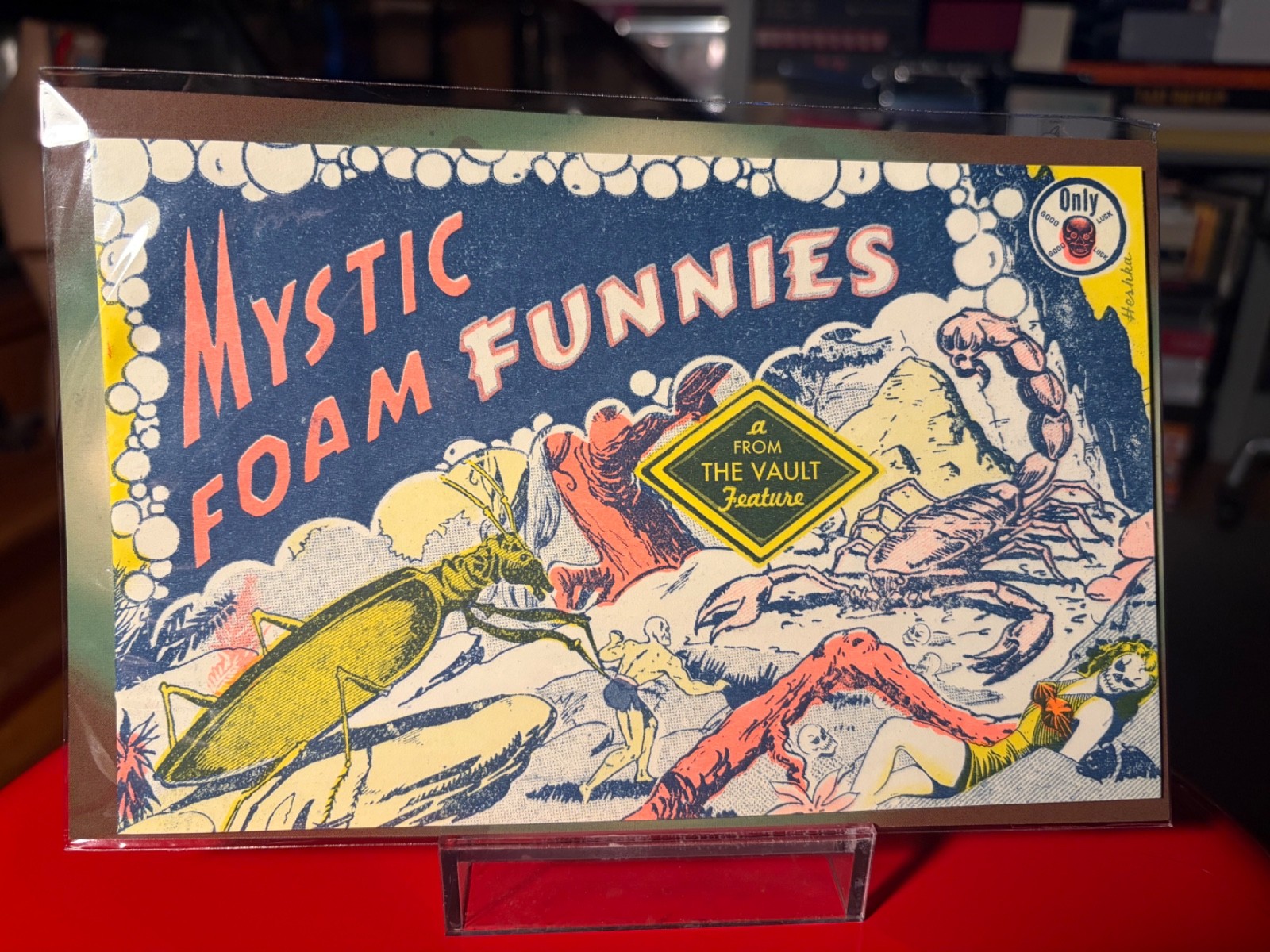 Ryan Heshka MYSTIC FOAM FUNNIES comic new sealed SOLD OUT Ryan Heshka MYSTIC FOAM FUNNIES comic new sealed SOLD OUT