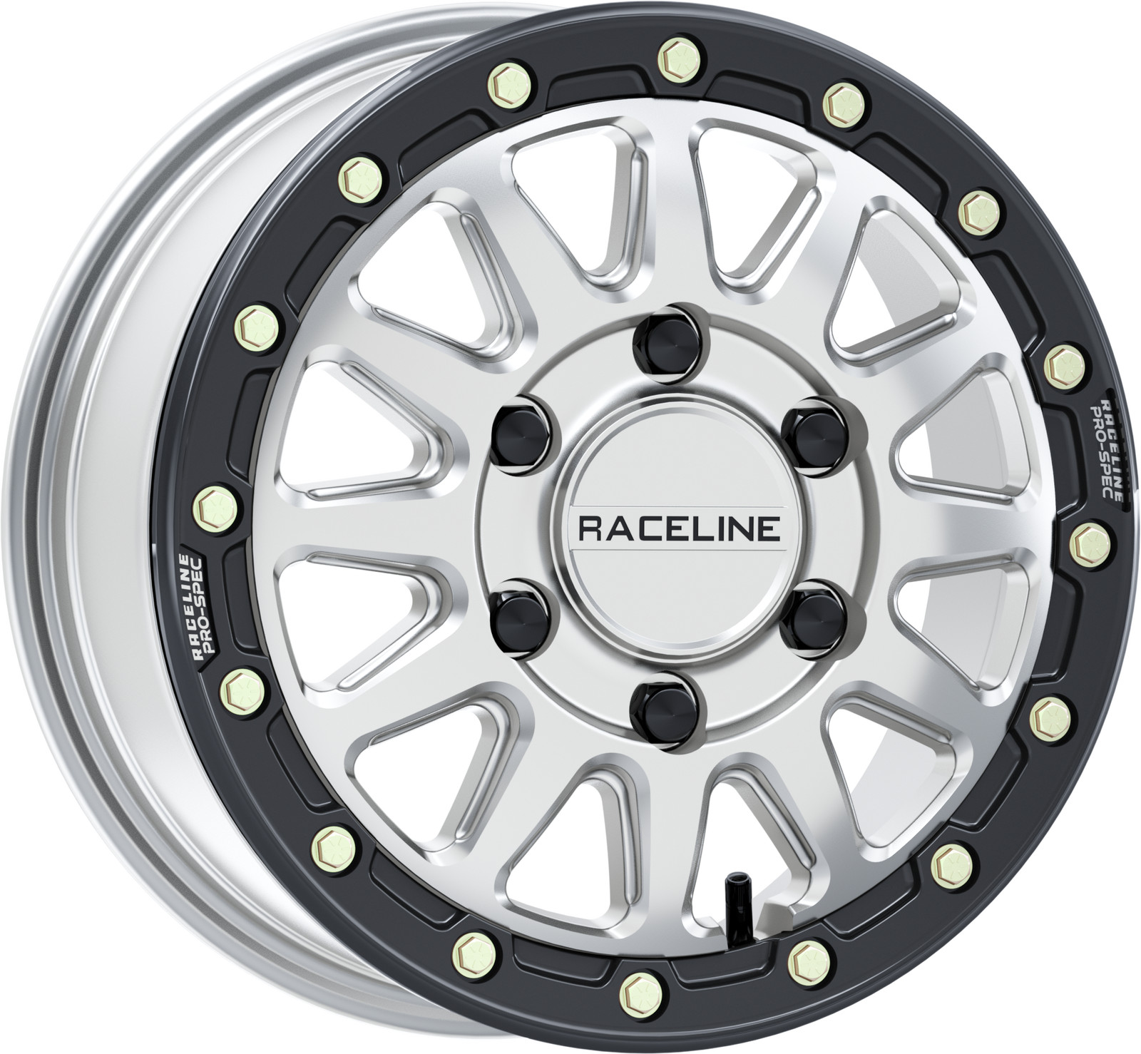 RACELINE - Alpha Bdlk 15x6.5 6/139.7 (+74mm) Silver/Blk | A14SB-56560+74