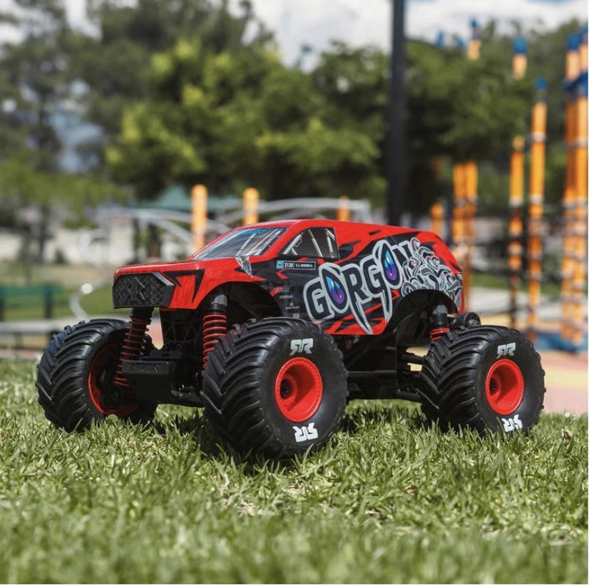 Arrma Gorgon Grom 4x4 1/16 RTR Brushed Monster Truck (Red) [ARA2130T2]