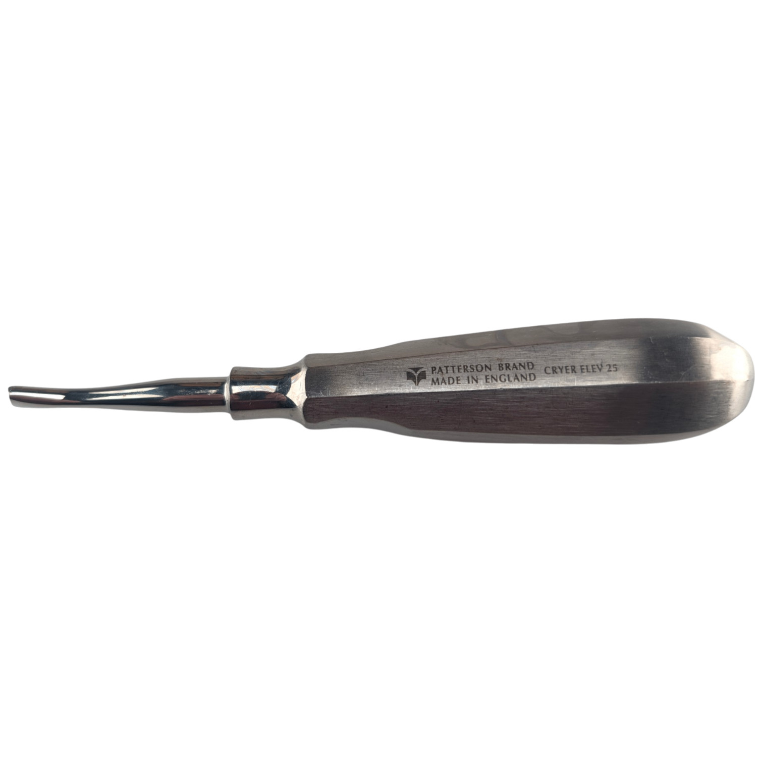 Patterson Cryer Elevator No 25 086-2169 Large Handle Dental Extraction England Patterson Cryer Elevator No 25 086-2169 Large Handle Dental Extraction England