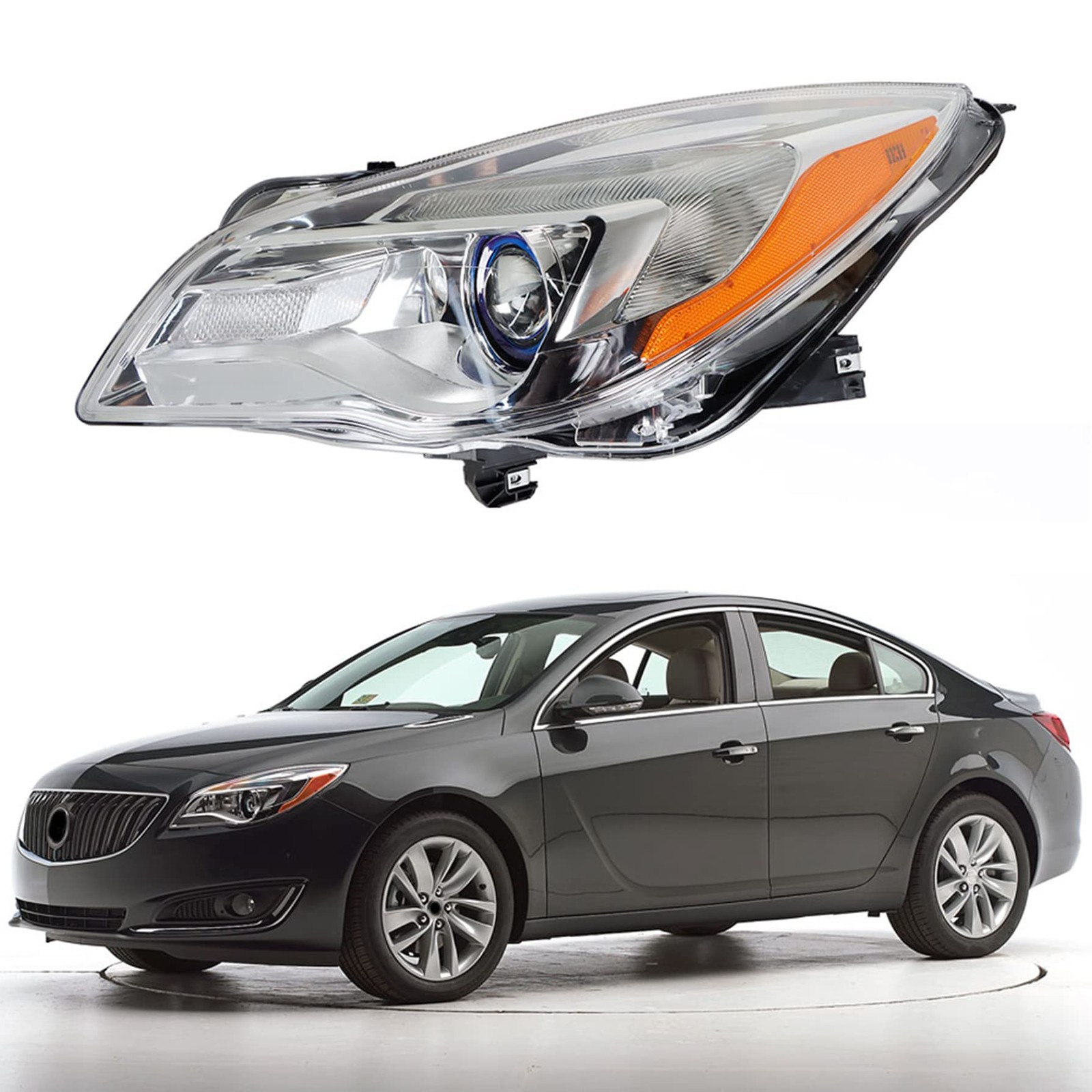 Headlight Left Halogen Buick Regal 2014-2017