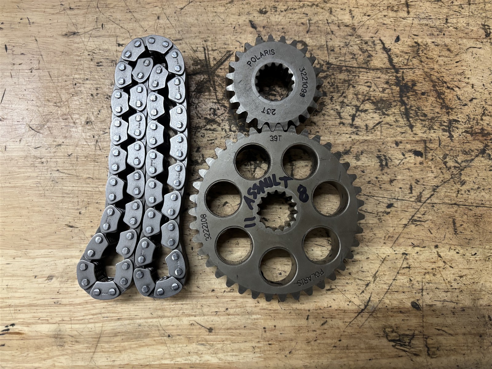 Polaris Switchback Assault 800 Rush IQ 600 06 08-12 OEM Chain Case Gears 39T 23T