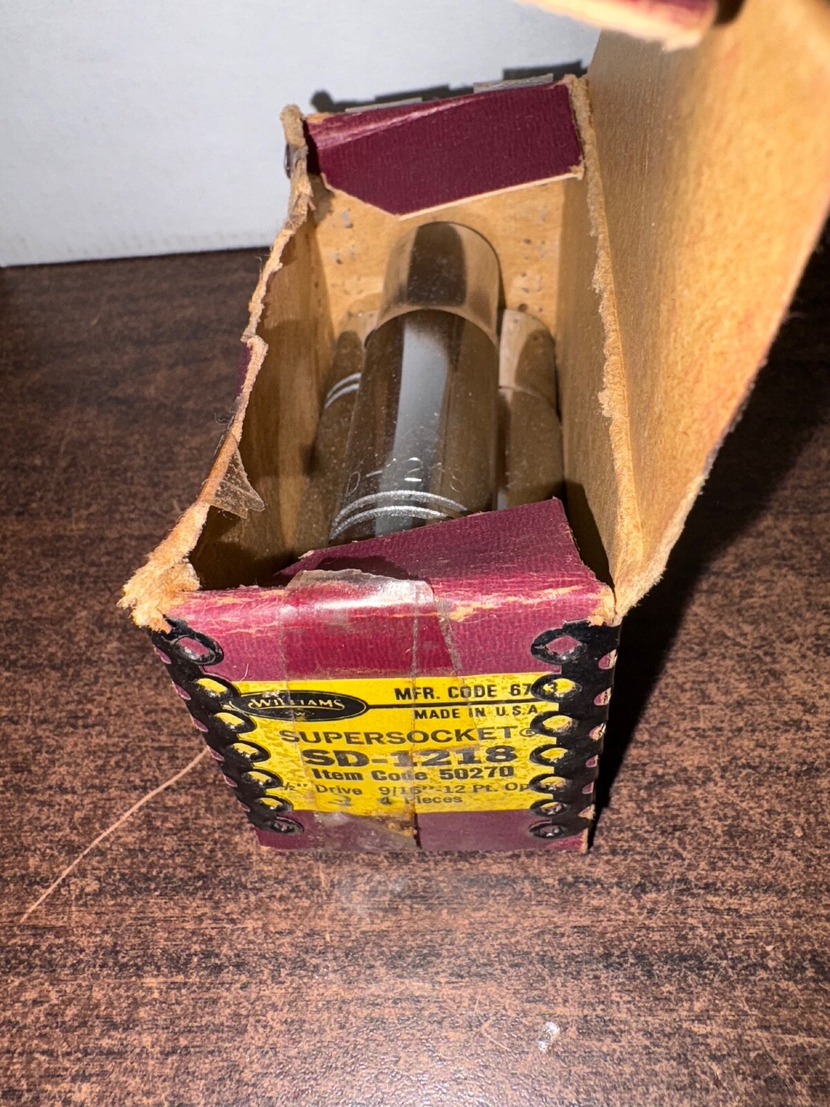 3 NOS WILLIAMS SD-1218 1/2” DRIVE 12 POINT 9/16” SOCKET ORIGINAL BOX . B117 3 NOS WILLIAMS SD-1218 1/2” DRIVE 12 POINT 9/16” SOCKET ORIGINAL BOX . B117
