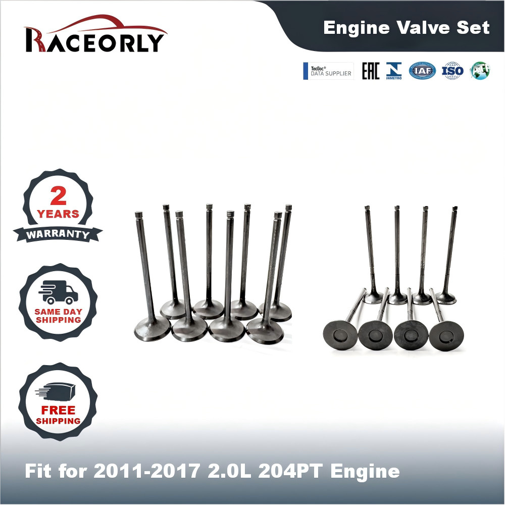 RACEORLY 204PT Engine Inlet Exhaust Valve For Jaguar Land Rover AJ200 2011-2017