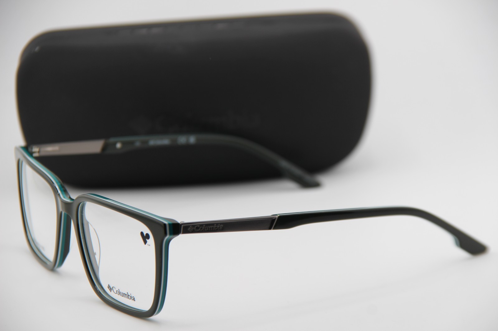 NEW COLUMBIA C8054 316 FOREST GREEN LAMINATE AUTHENTIC FRAMES EYEGLASSES 58-18