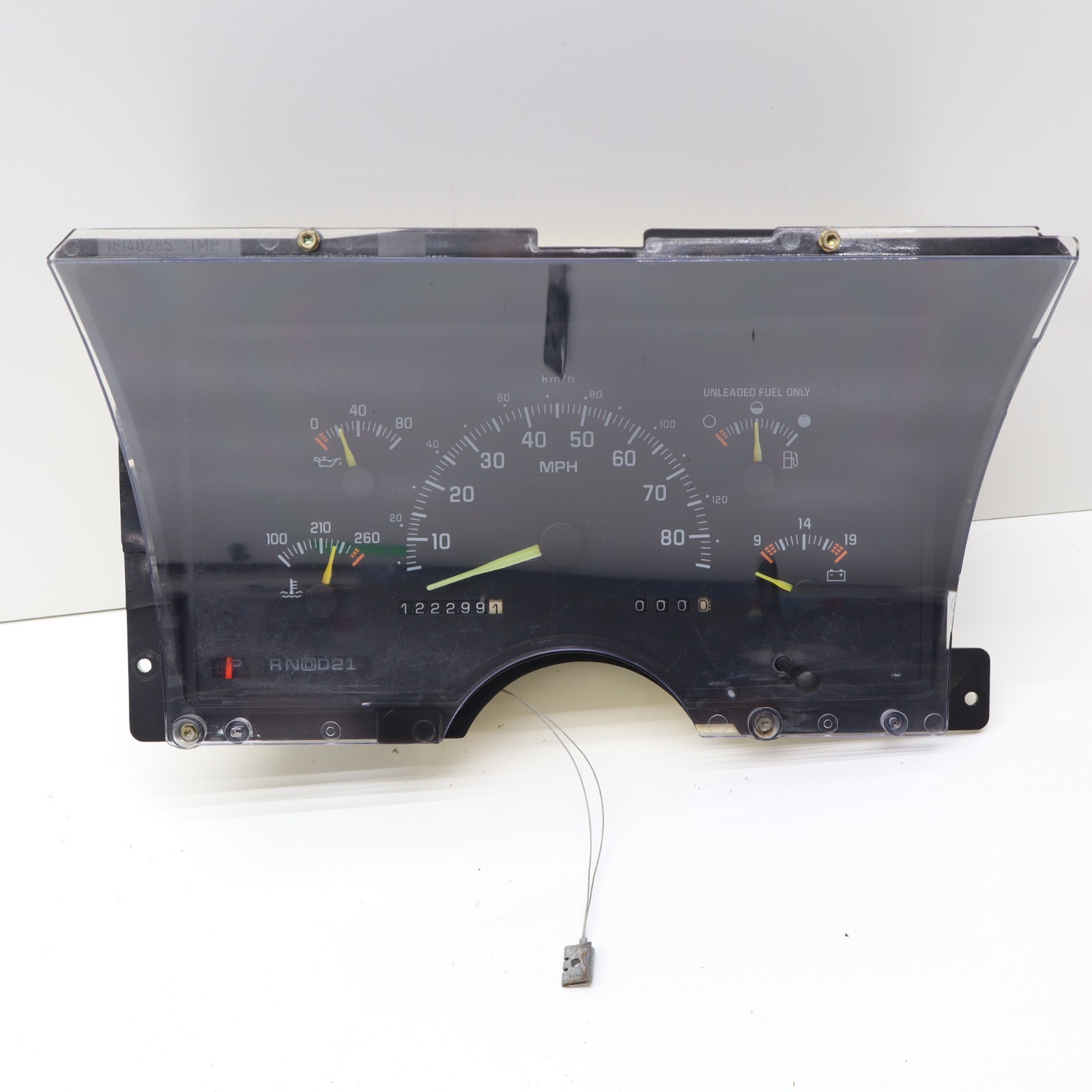 1992-1994 Chevy GMC C/K Pickup Suburban Yukon Instrument Gauge Cluster OEM 122K 1992-1994 Chevy GMC C/K Pickup Suburban Yukon Instrument Gauge Cluster OEM 122K