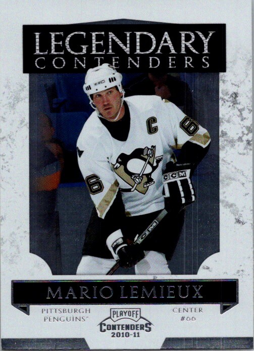 2010-11 Playoff Contenders #6 Mario Lemieux Legendary Contenders