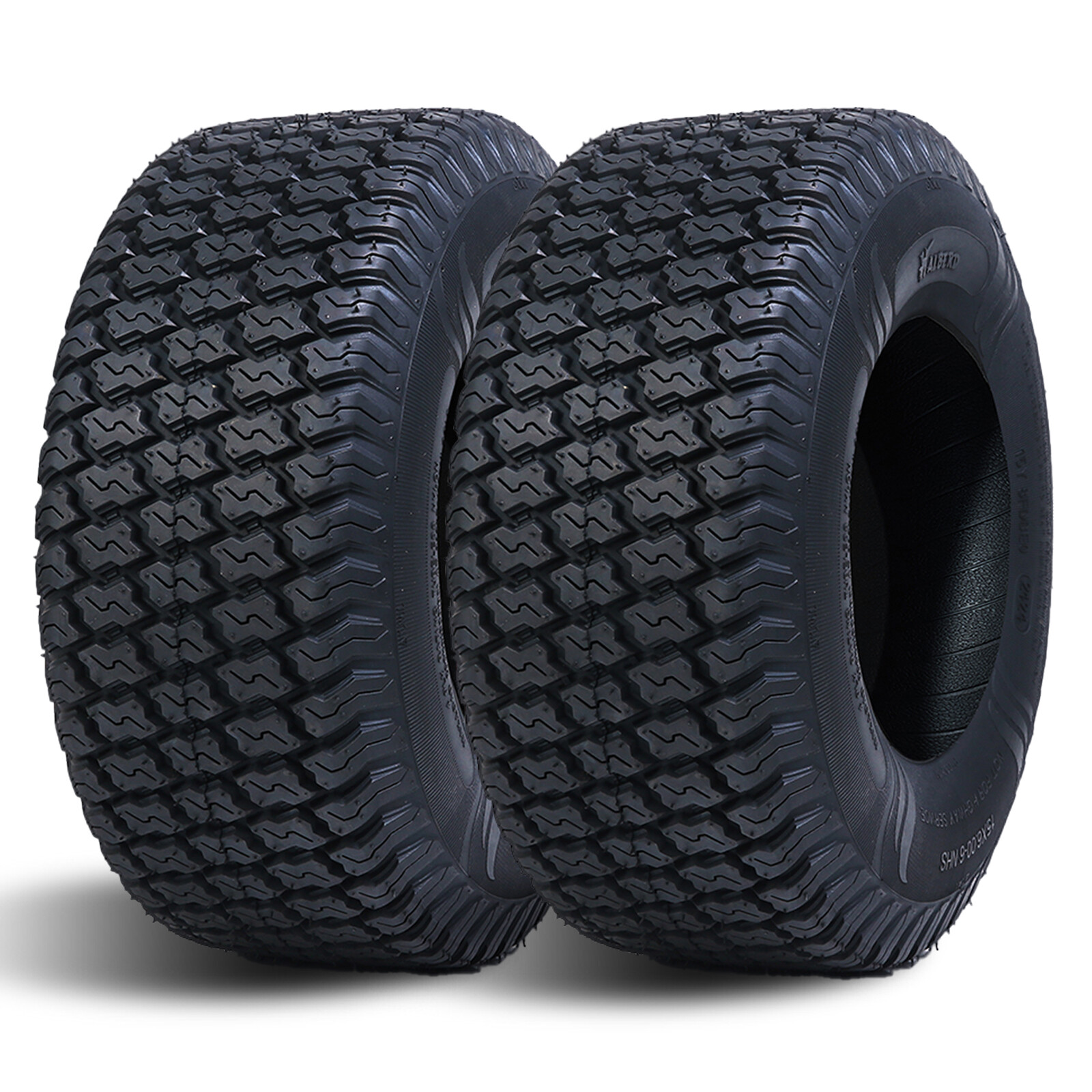 HALBERD Set 2 15x6.00-6 Lawn Mower Tires 4Ply 15x6x6 Turf Tractor Tire Tubeless