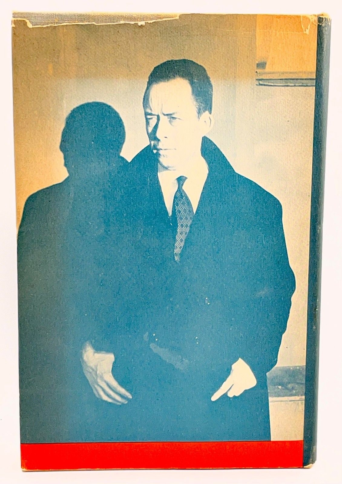 Vintage Albert Camus Knopf Hardcover Book Dust Jacket Only Portrait Red Band