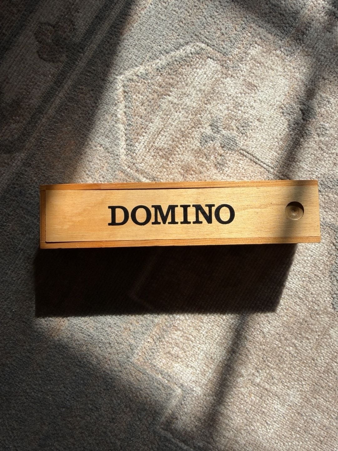 Crisloid Plastics Vintage Wooden Box Dominoes Made in Western Germany