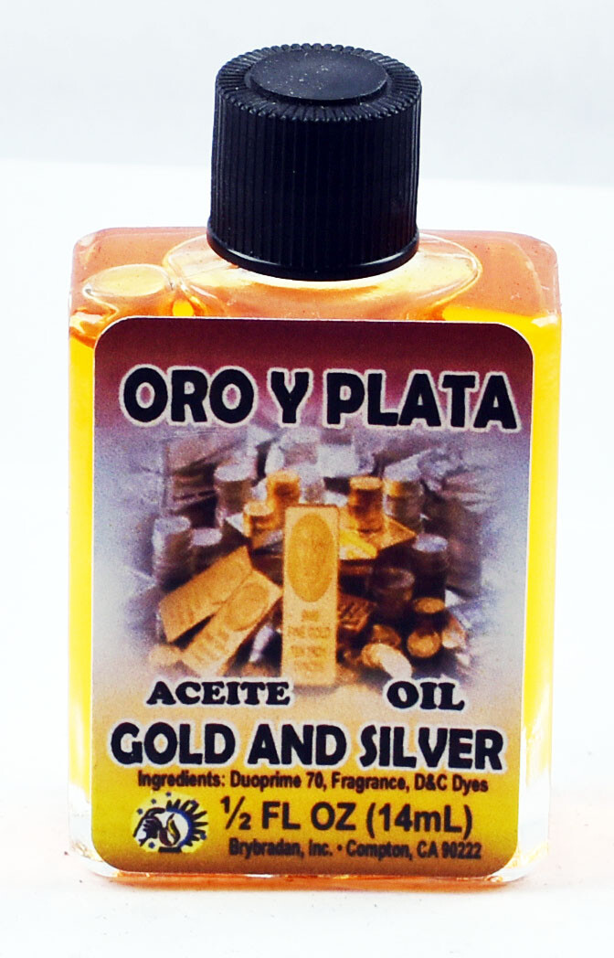 BRYBRADAN Gold and Silver Oil / Oro y Plata Aceite- ½fl.oz. /14.7ml