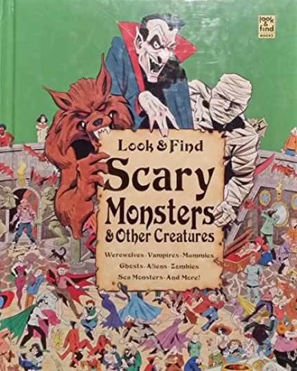 Look and Find Scary Monsters and Other - Hardcover, by Martino David - Very Good