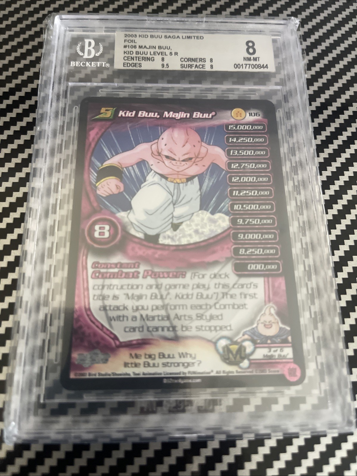2003 kid buu majin buu 106 Limited Foil 