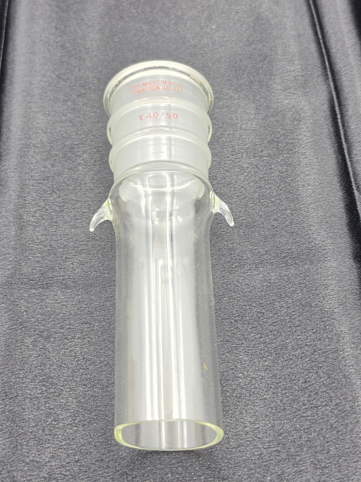 Vintage H. S. Martin & Co. $ 40/50 Ground Glass Outer Joint Adapter with Hooks