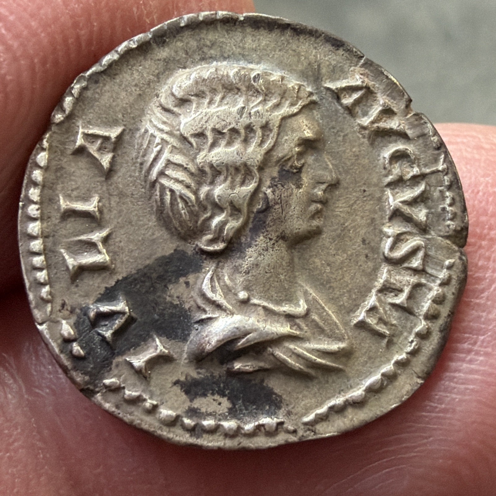 Lovely Crisp Silver Denarius Julia Domna 193/211 AD Must See Description LA192t