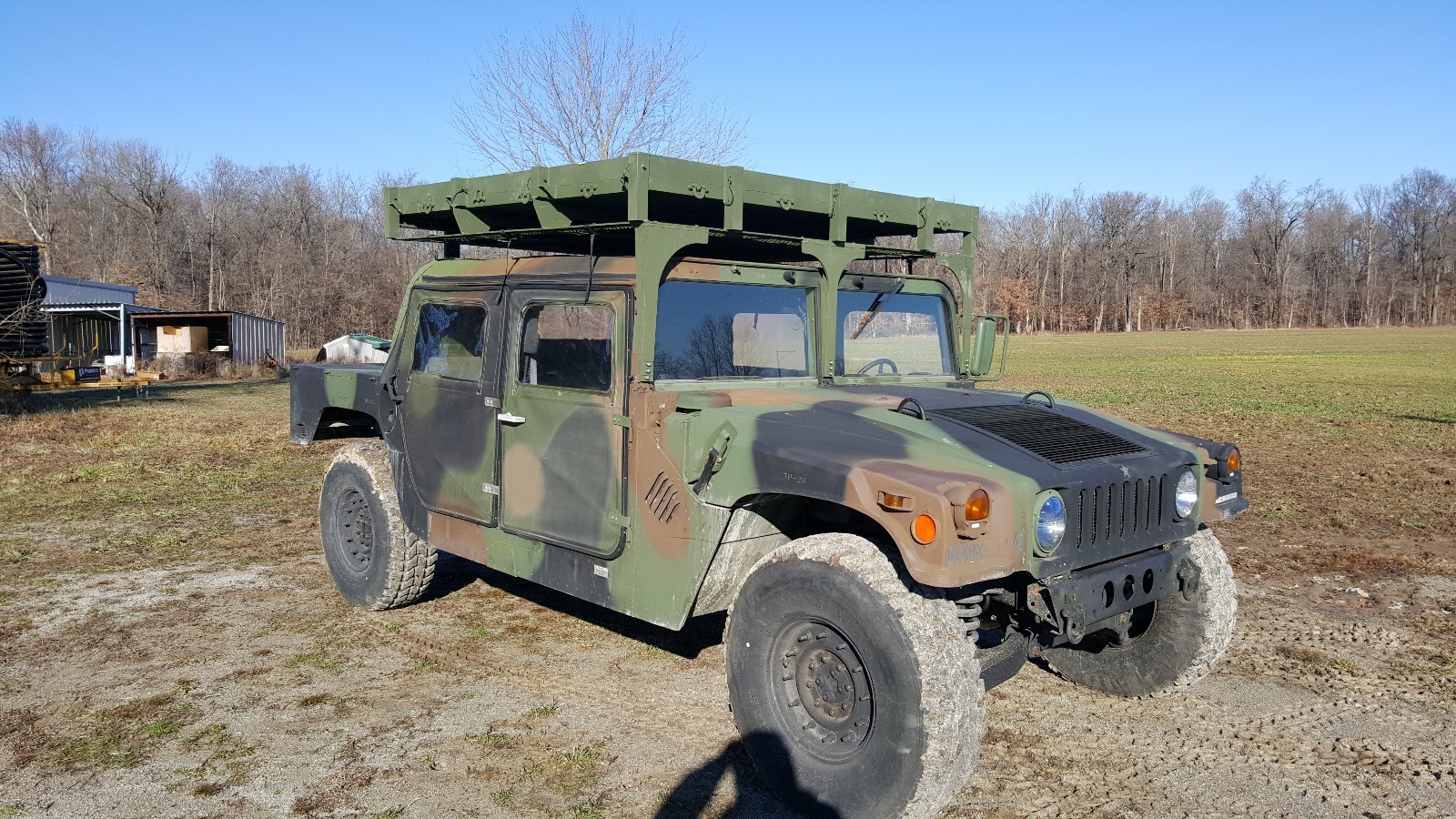 Humvee Cargo Rack, Authentic Military Issue HMMWV Humvee Cargo Rack, Authentic Military Issue HMMWV