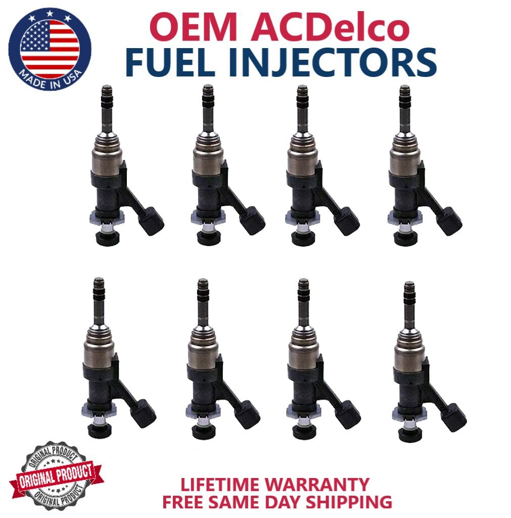 NEW OEM 8x ACDelco Fuel Injectors Fits For 2016 Chevrolet Tahoe 5.3L V8 NEW OEM 8x ACDelco Fuel Injectors Fits For 2016 Chevrolet Tahoe 5.3L V8