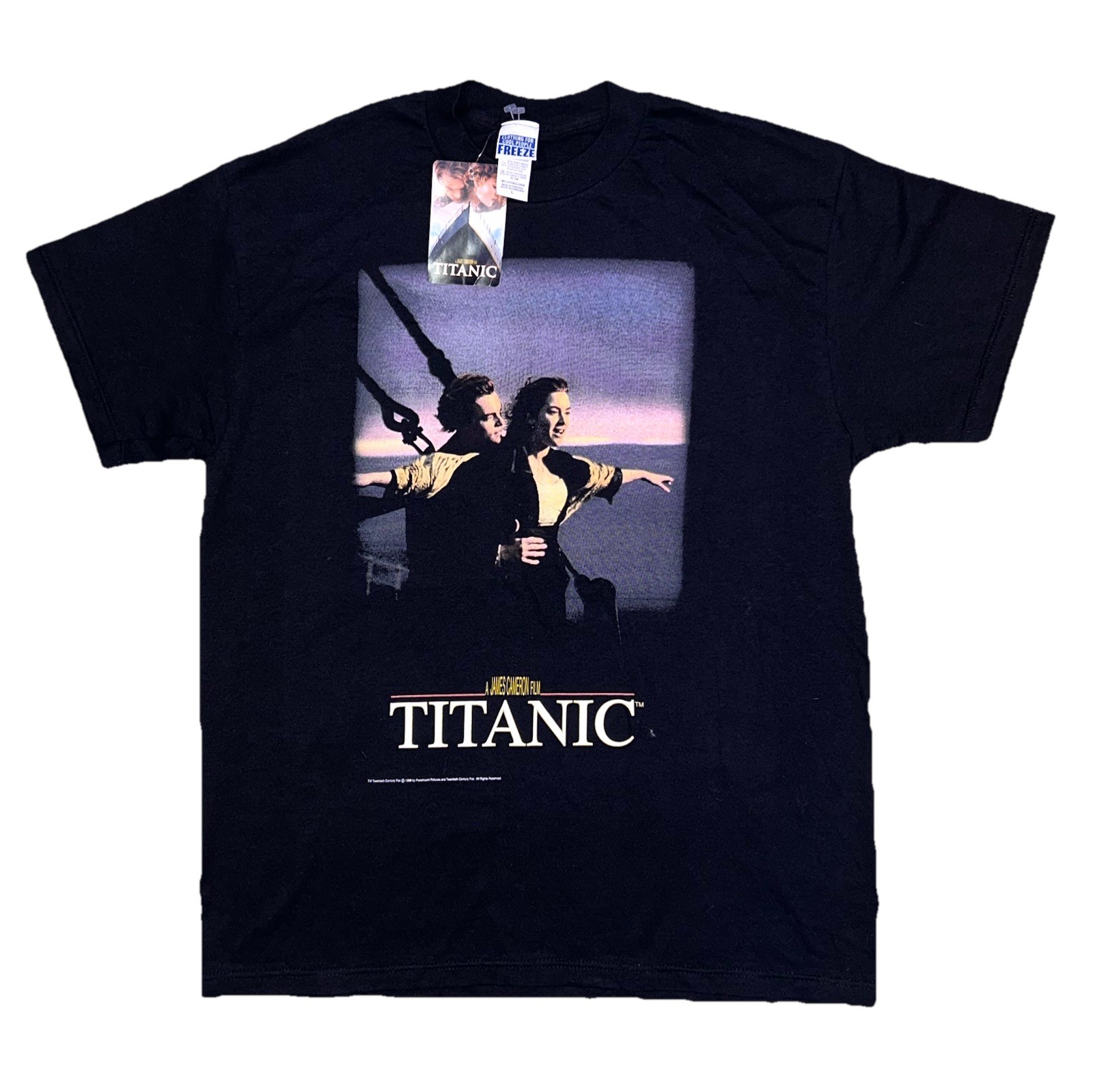 Vintage Titanic 1998 Movie Promo Shirt Deadstock Stanley Desantis 90s NWT Vintage Titanic 1998 Movie Promo Shirt Deadstock Stanley Desantis 90s NWT