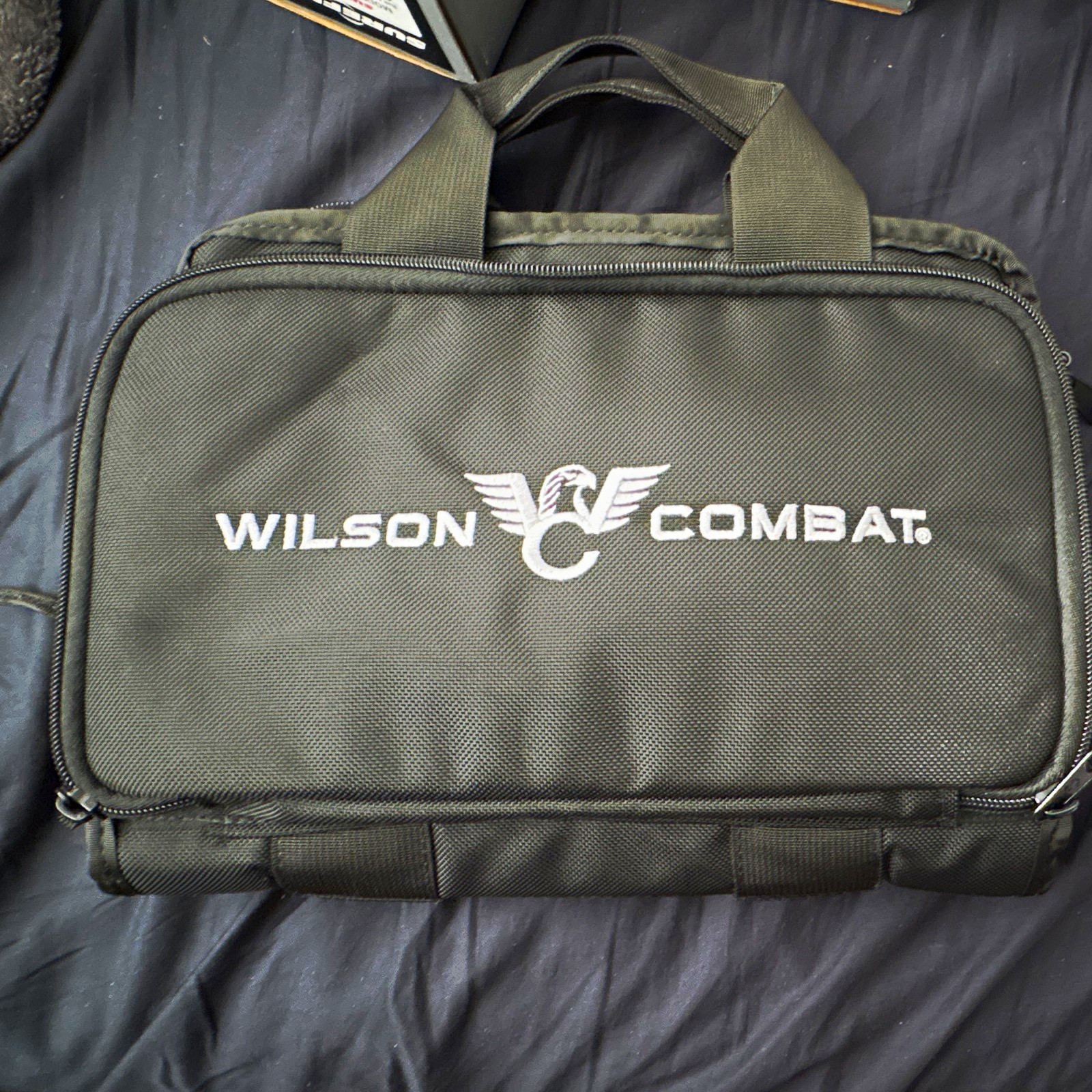 Wilson Combat Soft Pistol Case 1 Gun Padded Mag Storage Nylon Black 2 Pockets Wilson Combat Soft Pistol Case 1 Gun Padded Mag Storage Nylon Black 2 Pockets