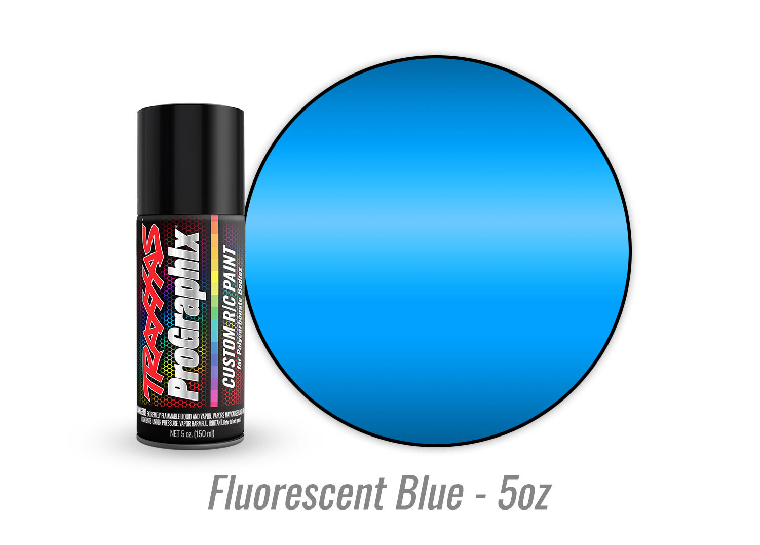 Traxxas 5064 ProGraphix RC Body Spray Paint - Fluorescent Blue (5oz)