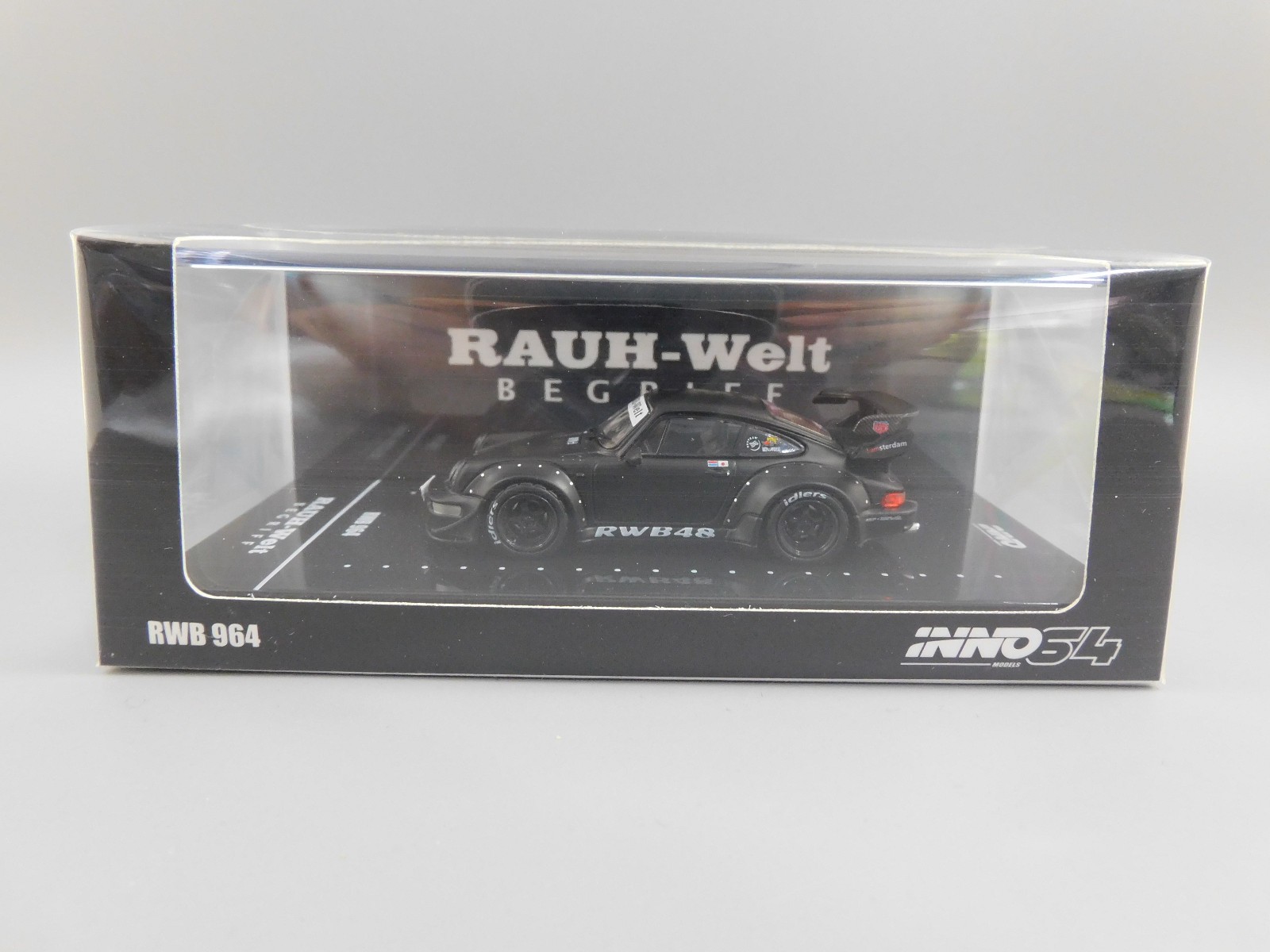 2026 INNO64 Porsche RWB 964 Black Matt IN64-RWB964-BM 1:64 Scale