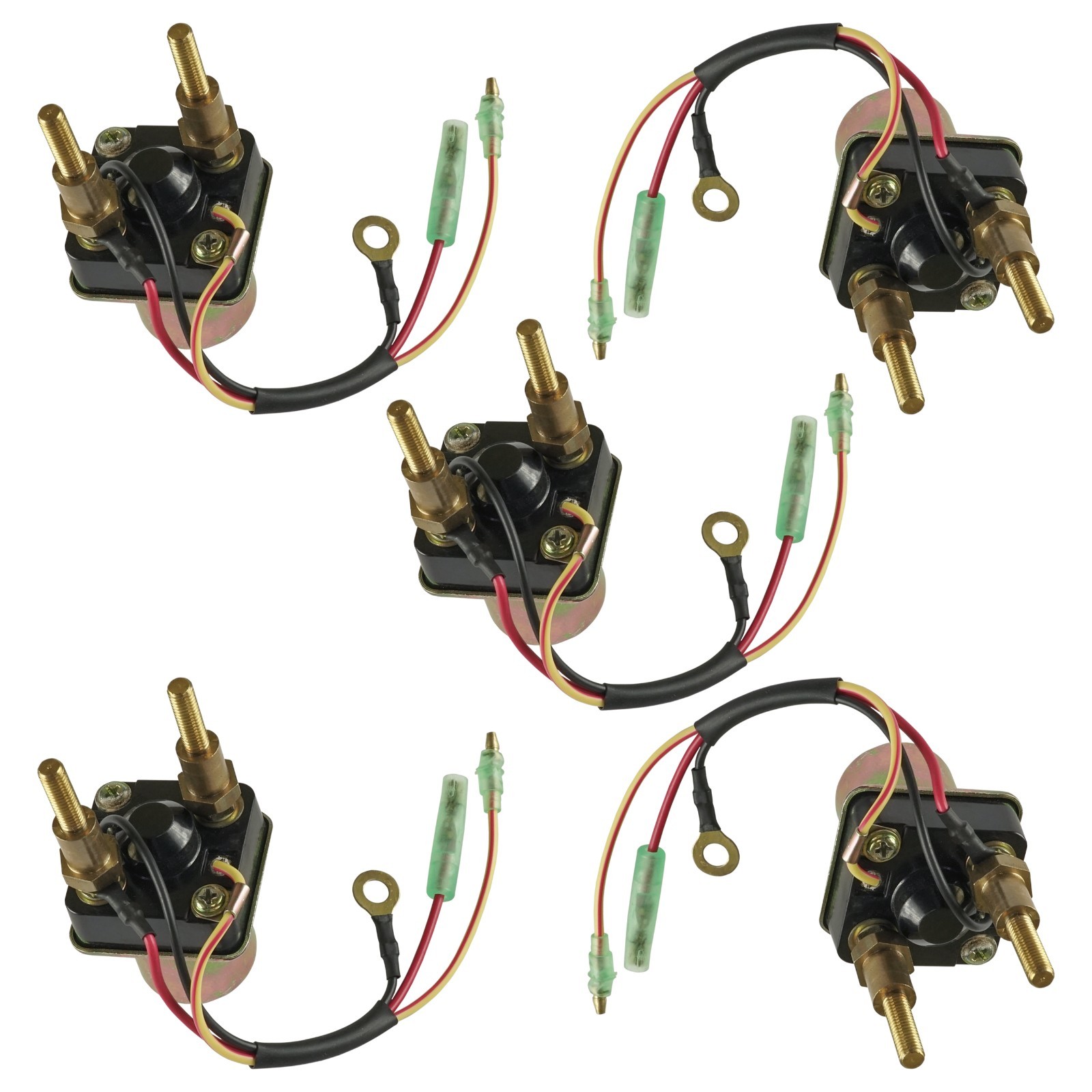 5x Starter Solenoid Relays for Kawasaki JS650 650SX 1992-93 / JF650 X2 1992-1995 5x Starter Solenoid Relays for Kawasaki JS650 650SX 1992-93 / JF650 X2 1992-1995