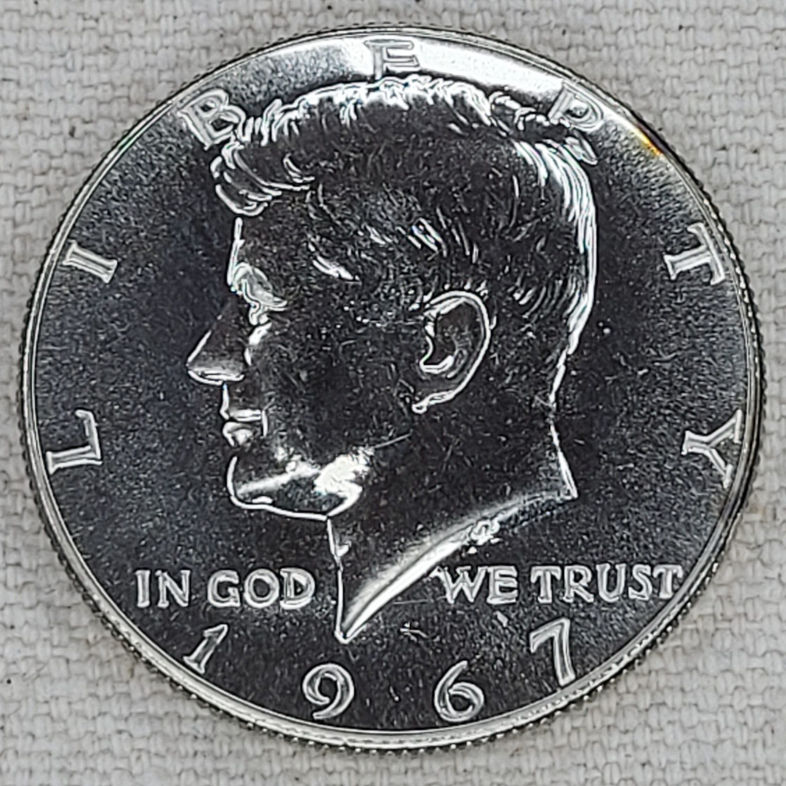 1967 Kennedy Half Dollar SMS US Mint 50C Coin 40% Silver 1967 Kennedy Half Dollar SMS US Mint 50C Coin 40% Silver