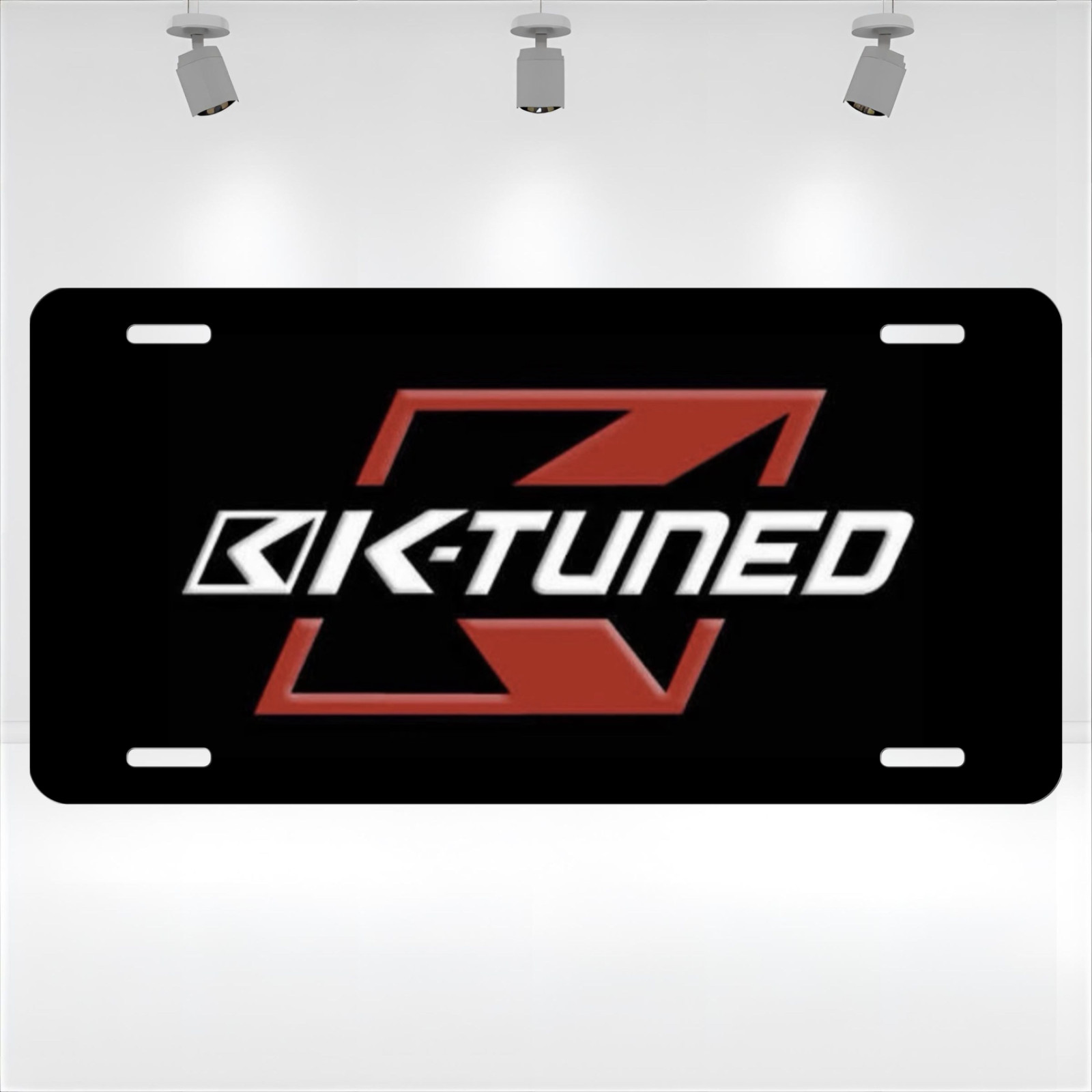 JDM inspired K tuned Aluminum Novelty License Plate Tag 6x12