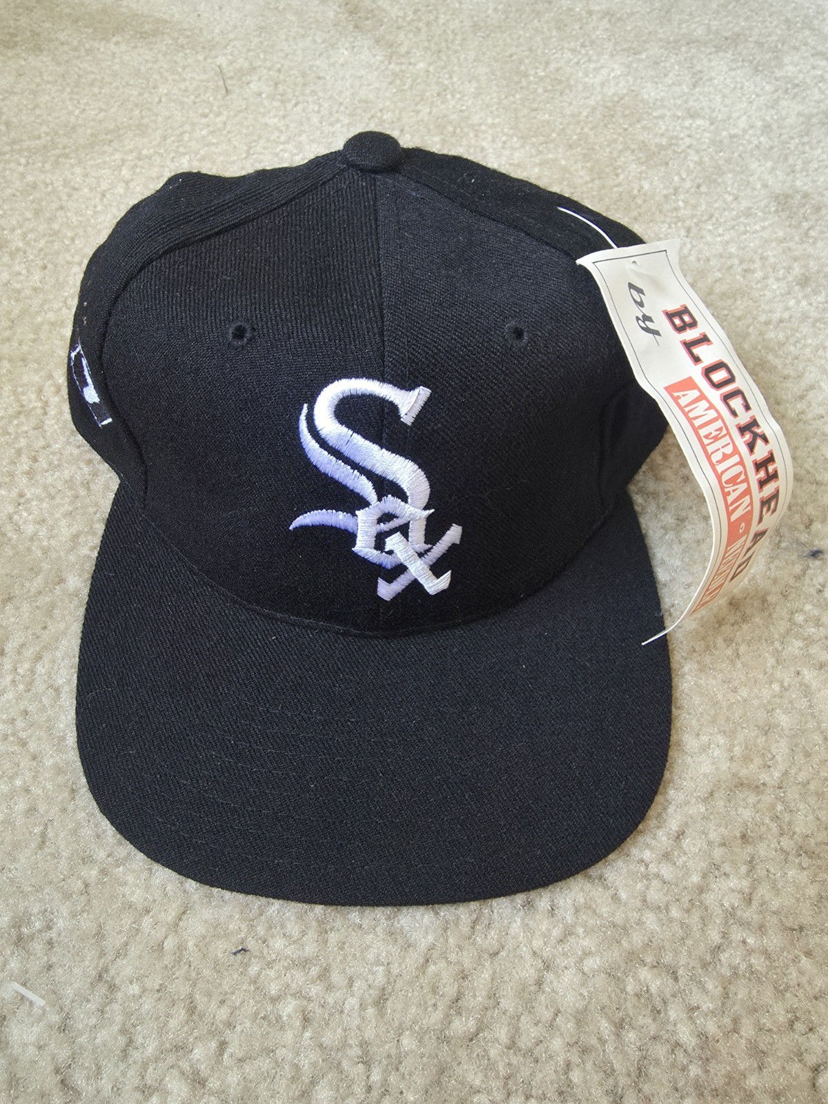 VINTAGE AMERICAN NEEDLE CHICAGO WHITE SOX BLOCKHEAD WOOL SNAPBACK NWT HAT CAP VINTAGE AMERICAN NEEDLE CHICAGO WHITE SOX BLOCKHEAD WOOL SNAPBACK NWT HAT CAP