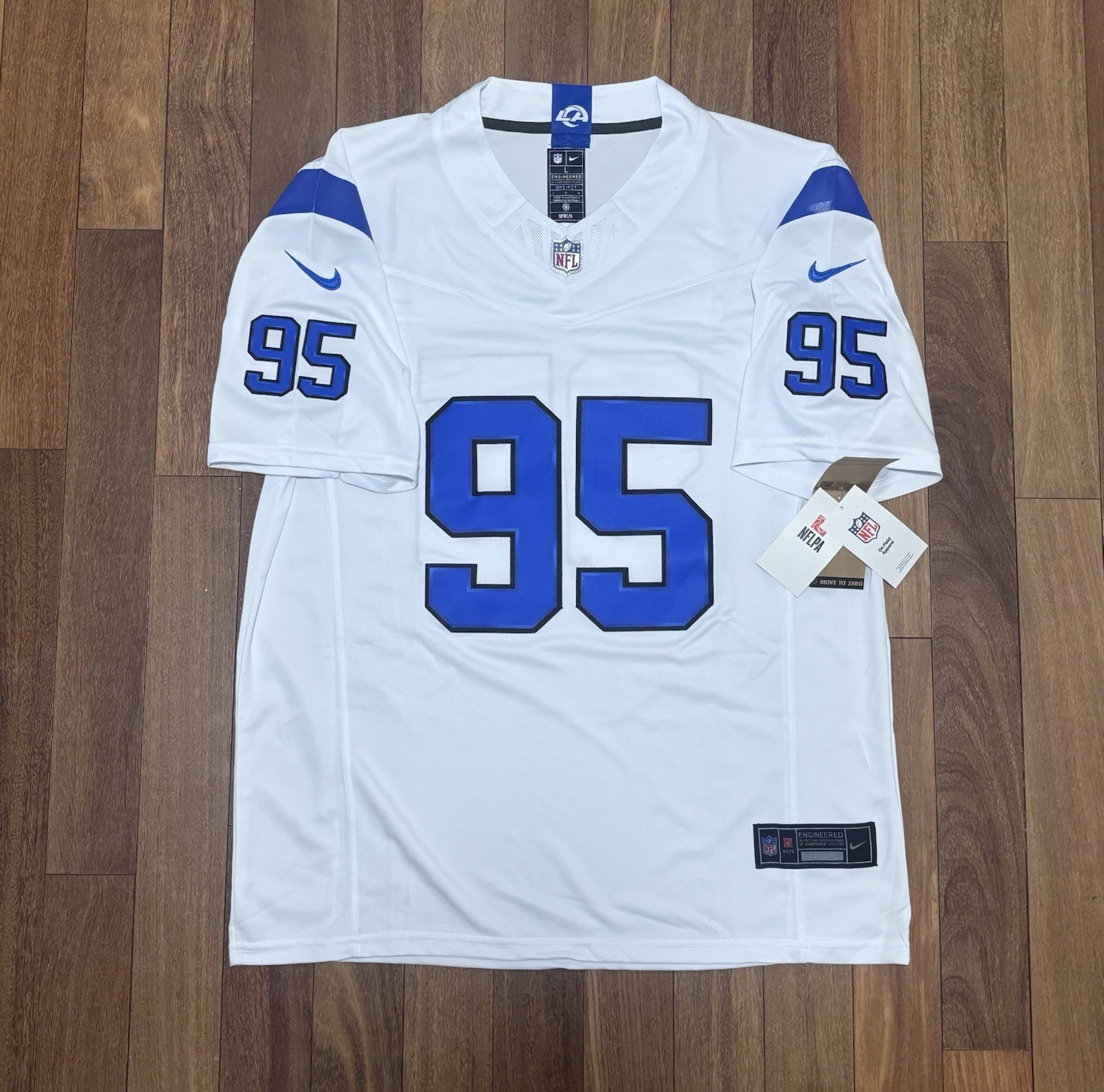 Myles Garrett Los Angeles Rams Fearsome White Game Jersey