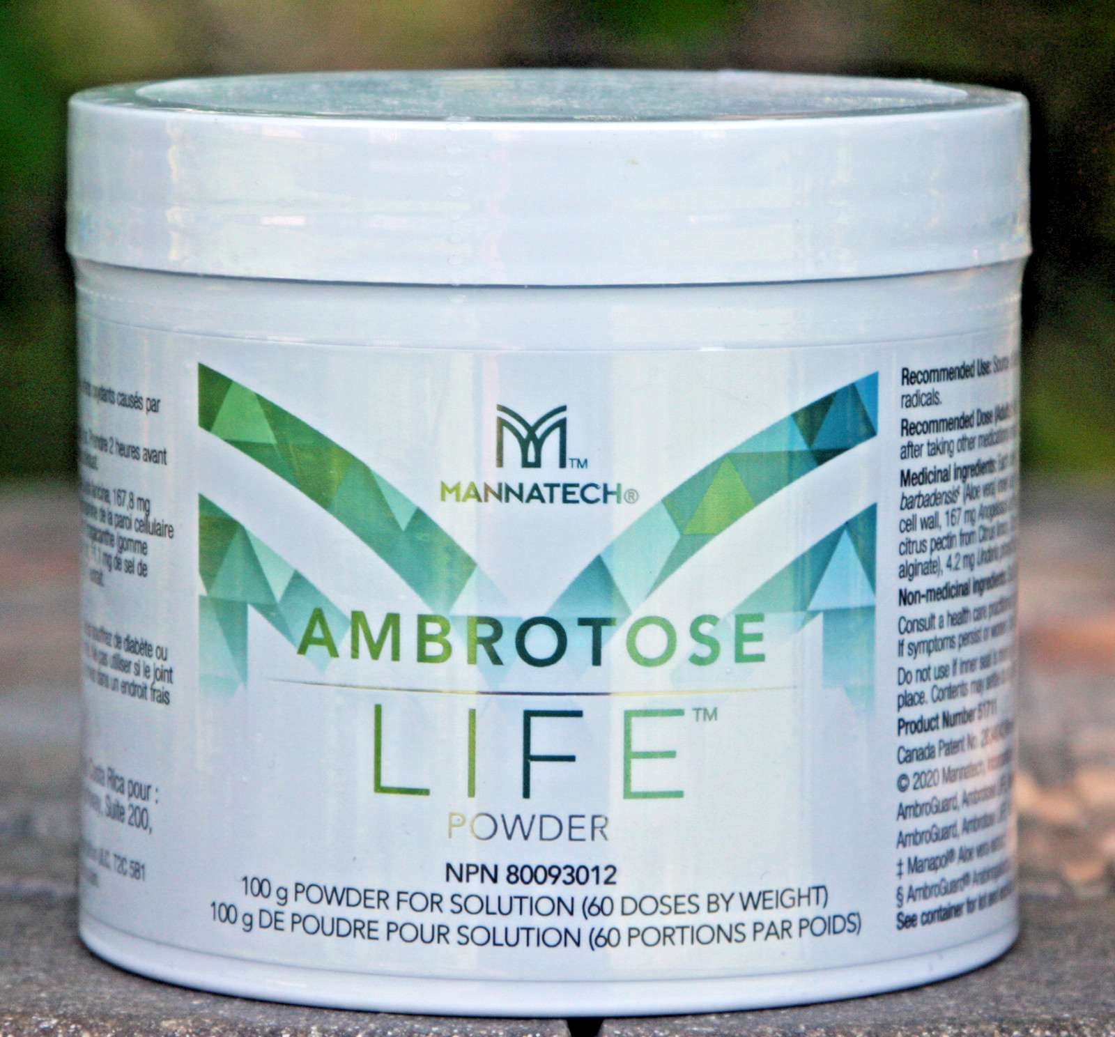 Mannatech Ambrotose Life 100g Immune Support Dietary Supplement Powder Exp 11/27