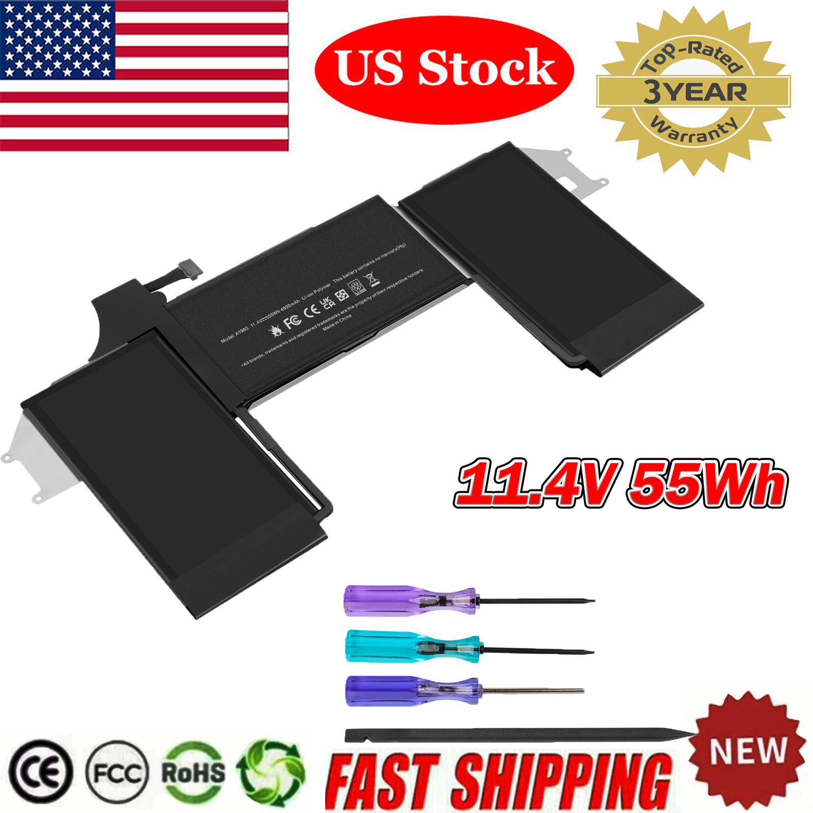 A1965 A2179 Battery for MacBook Air 13\