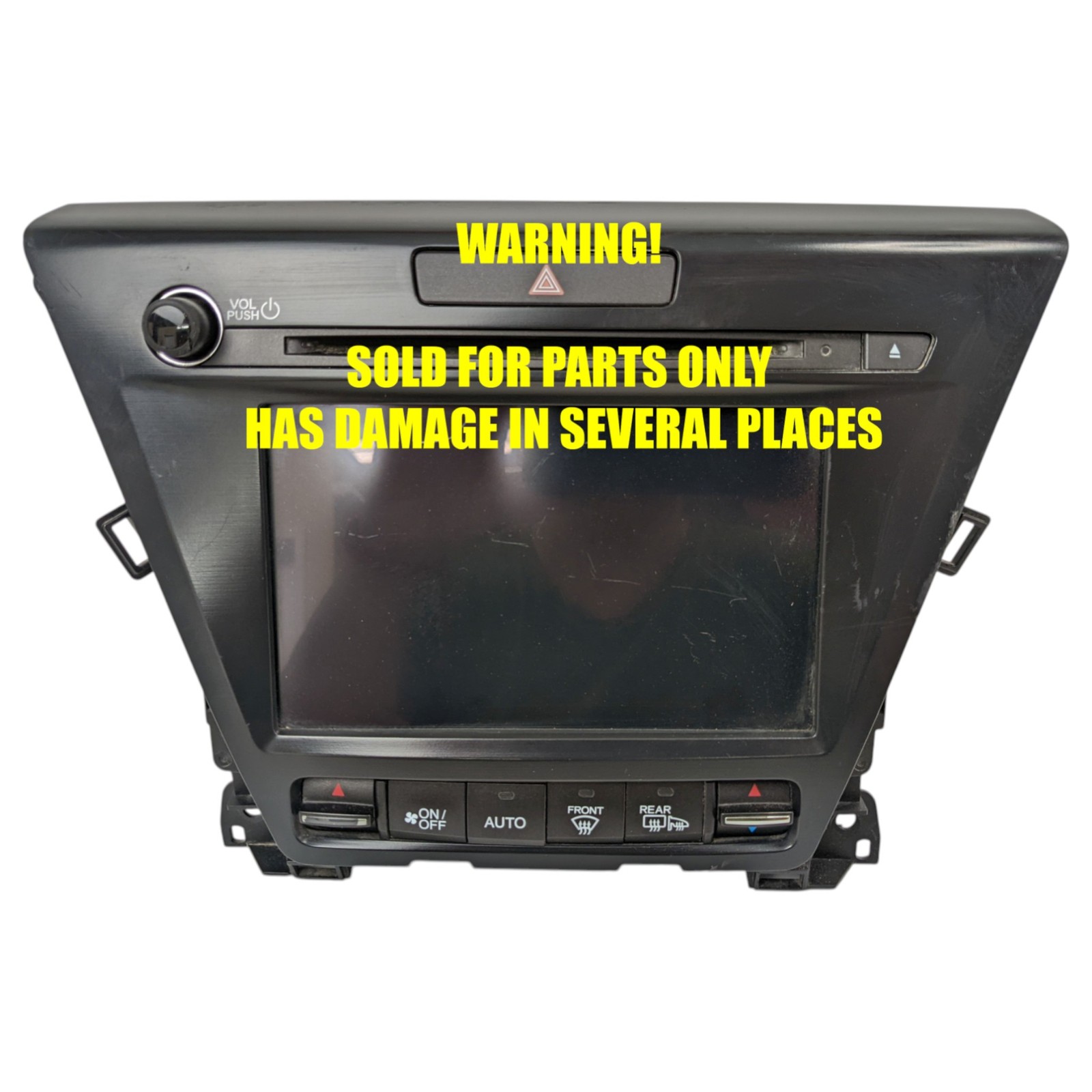 DAMAGED 2018-2020 Acura MDX CD Navigation Display Radio Receiver AC Climate OEM