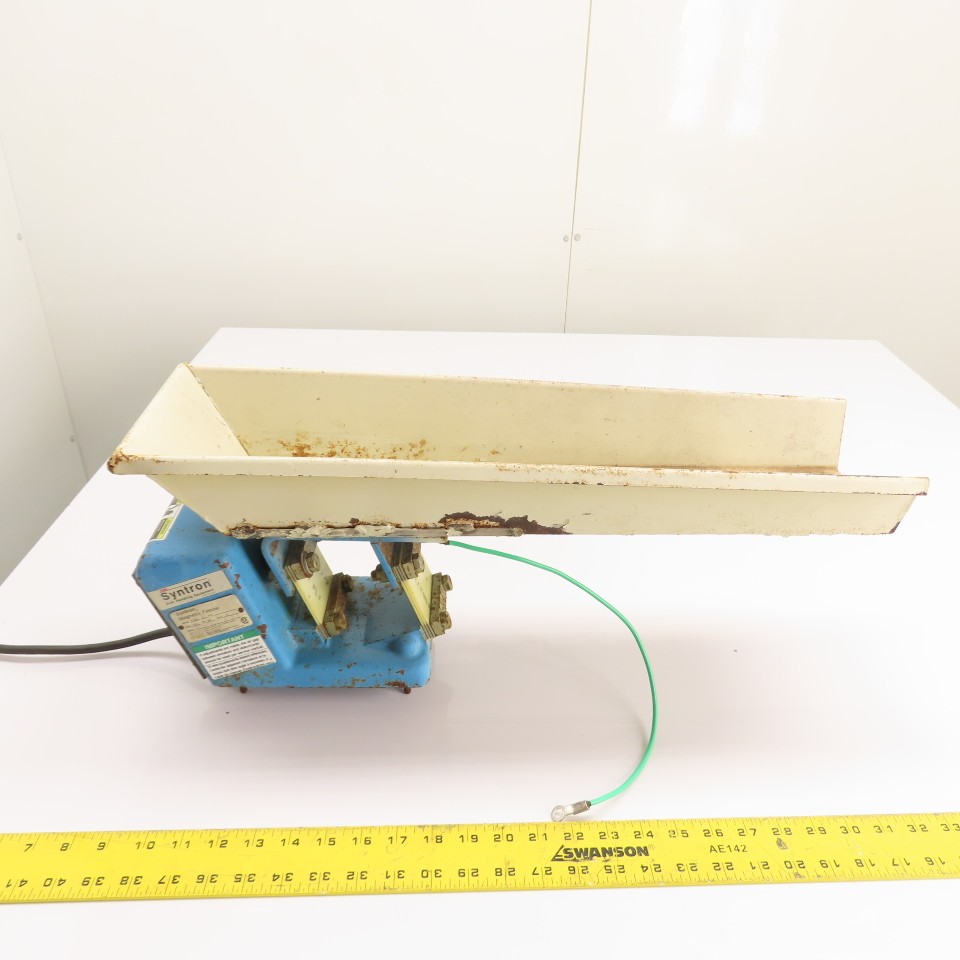 Syntron F-TO1-A Magnetic Vibratory Feeder 115V 1Ph 20\ Syntron F-TO1-A Magnetic Vibratory Feeder 115V 1Ph 20\