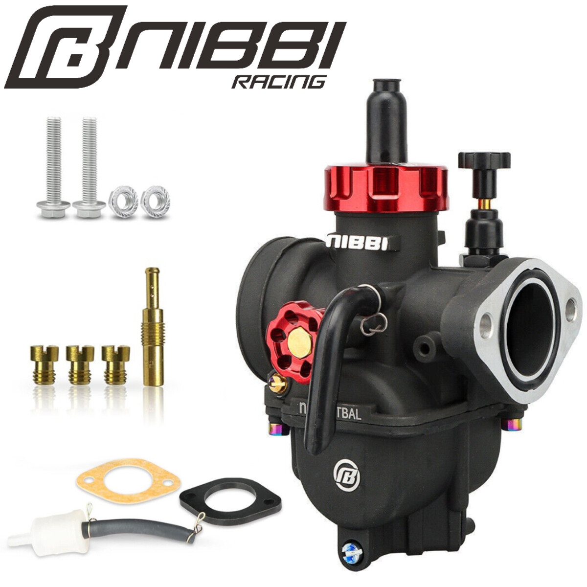 NIBBI PE22mm Flange Carburetor For 110cc 125cc 140cc Lifan Apollo Pit Bike ATV