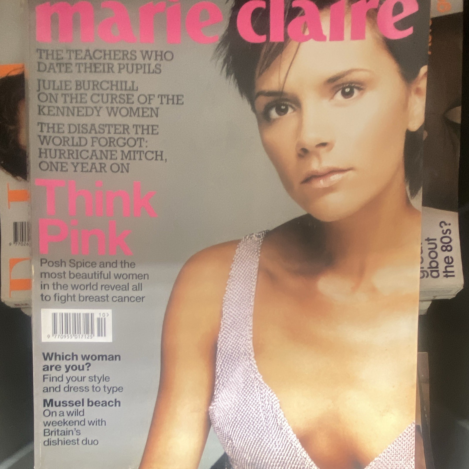 Marie Claire October 1999 Victoria Beckham Cover Marie Claire October 1999 Victoria Beckham Cover