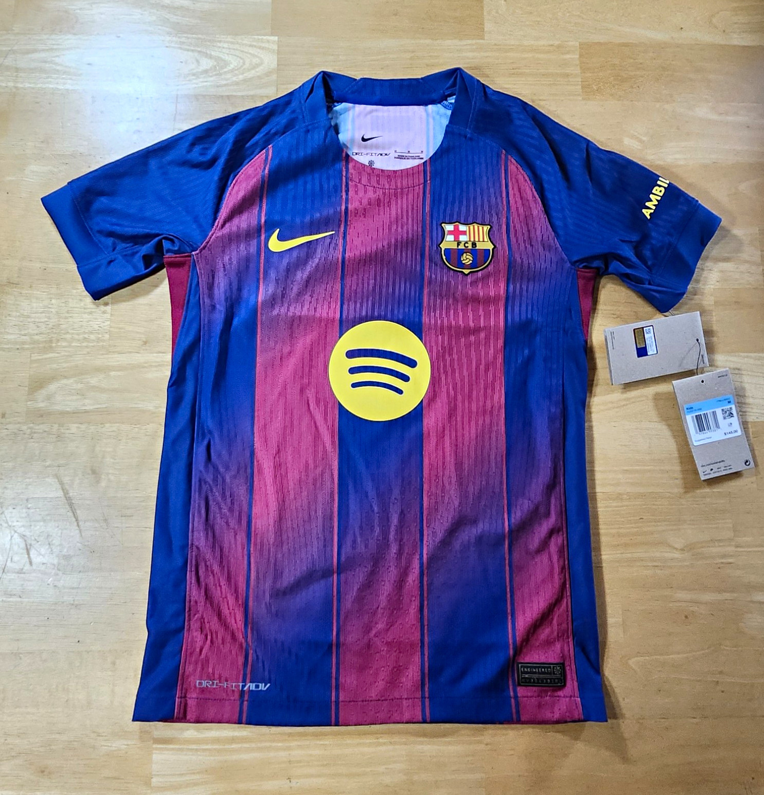 Barcelona FC Nike Authenic Player Jersey 2025/26 Kids Medium Barcelona FC Nike Authenic Player Jersey 2025/26 Kids Medium