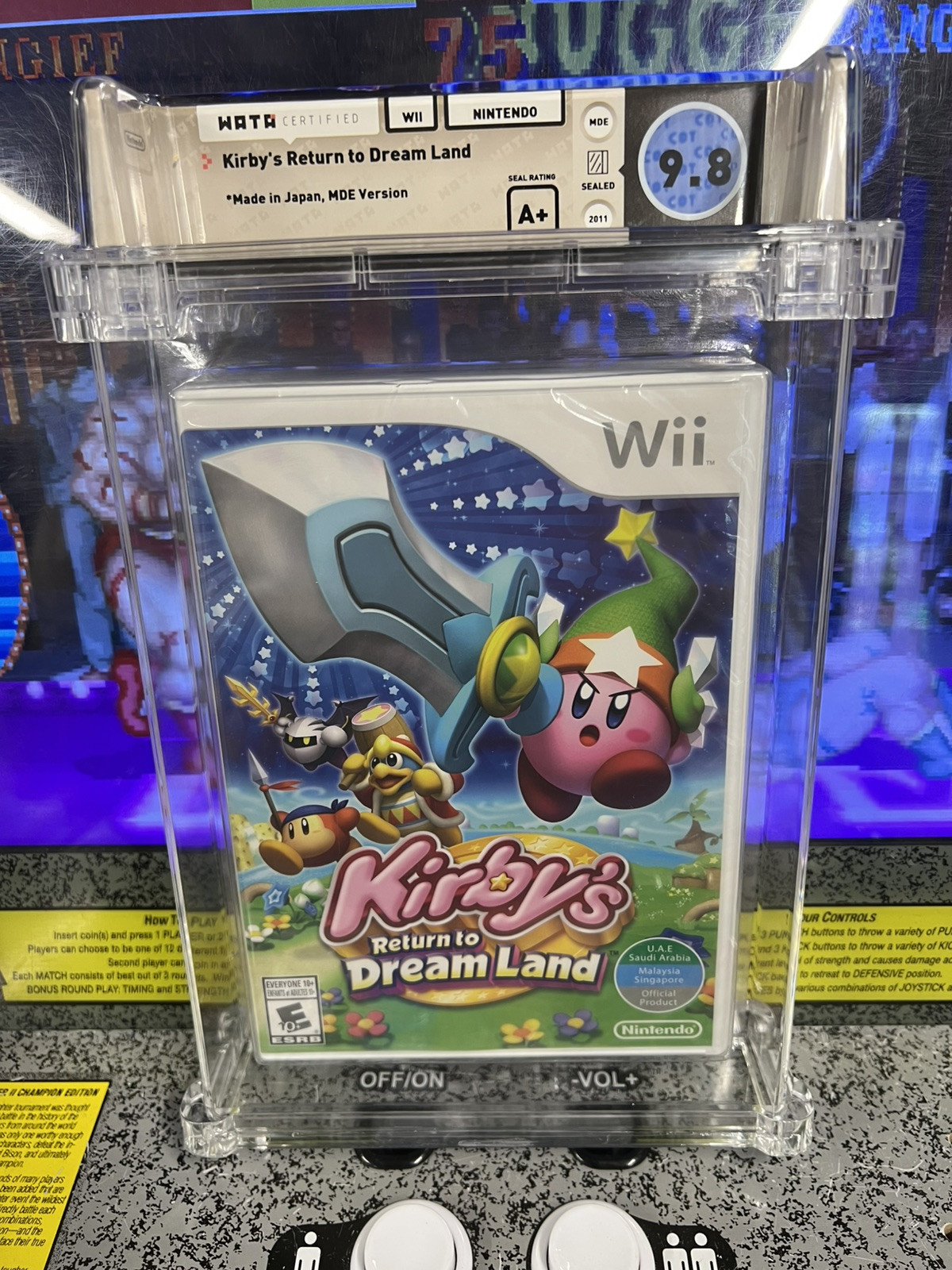 2011 Nintendo Wii Kirby\'s Return to Dream Land MDE WATA 9.8 A+ Sealed TOP POP