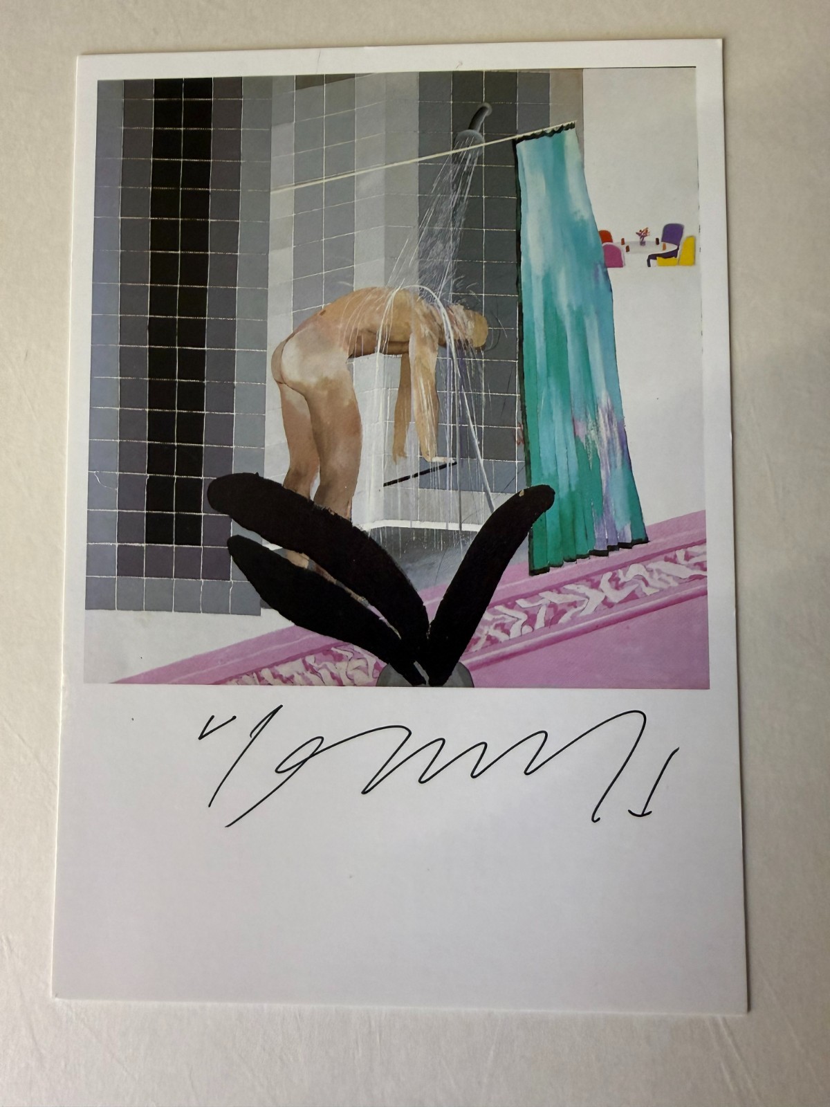 David Hockney Artist Signed Autograph Postcard David Hockney Artist Signed Autograph Postcard