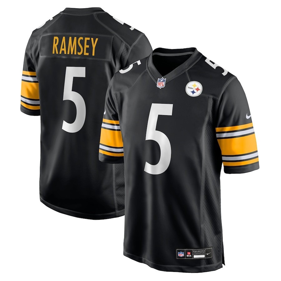 Nike Jalen Ramsey #5 Men’s Jersey black Size XL Pittsburgh Steelers 