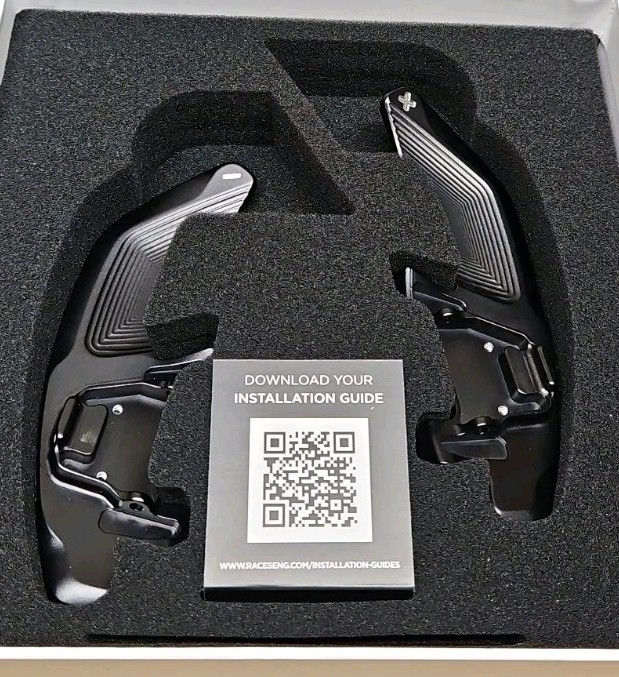 Raceseng VW/AUDI DSG Shifter Paddles Billet Aluminum/ Alcantara NEW Black