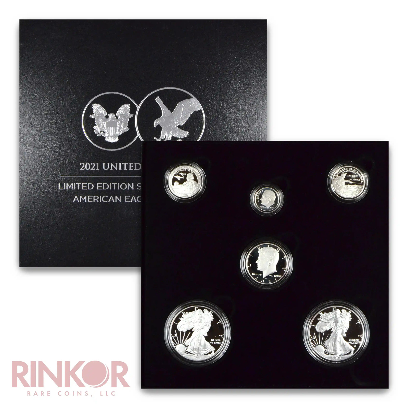2021-S Limited Edition Silver 6-Coin Proof Set (Box and CoA)