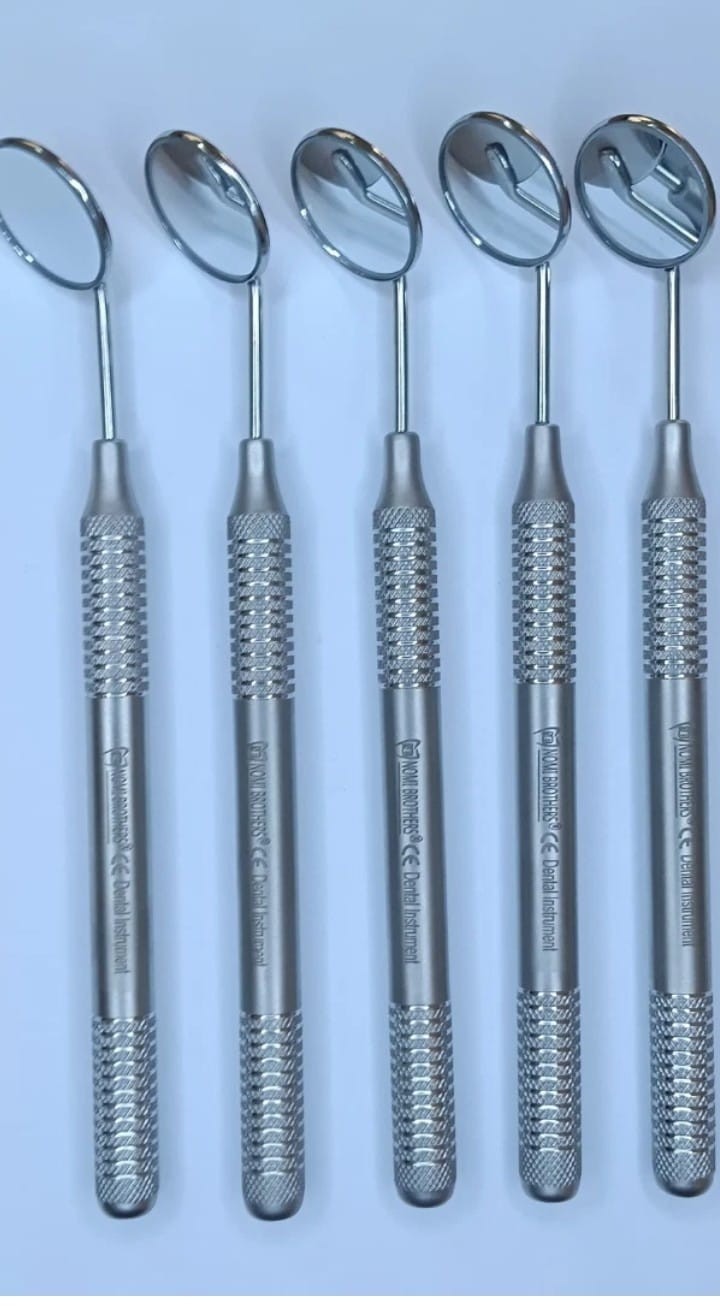 German X5 Dental Mouth Mirror #5 Unique Hollow Handle Dental Instruments Dentist
