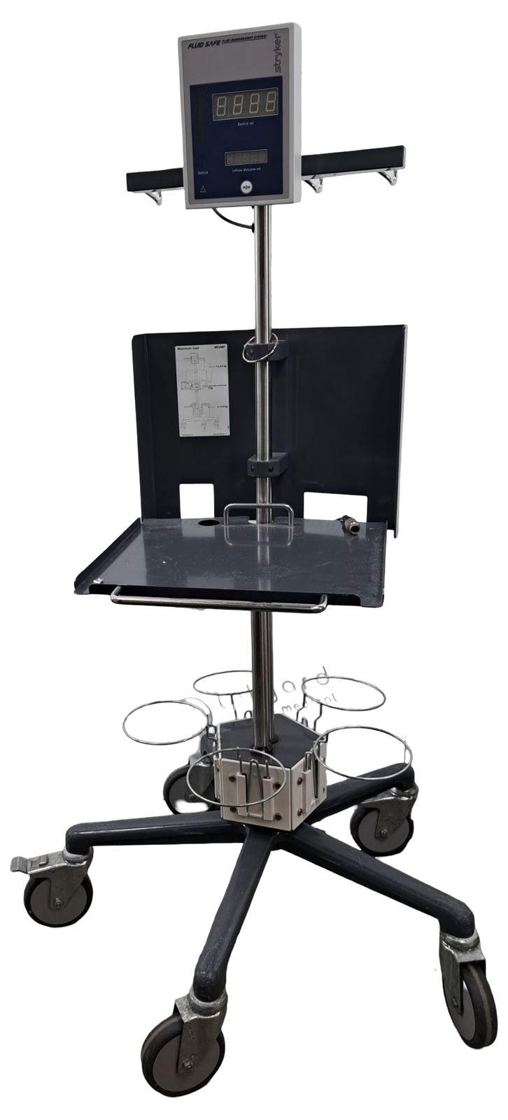STRYKER FLUID SAFE PUMP STAND W/ FLUID SAFE 502-000-002