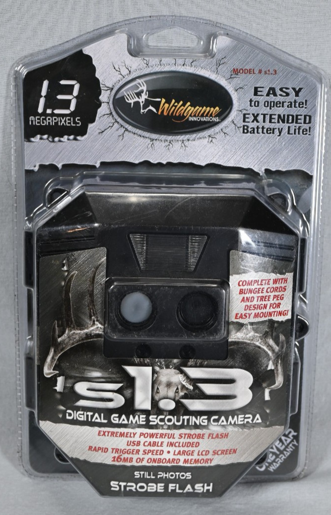 NEW Wildgame Innovations Digital Game Scouting Trail Camera 1.3 Pixels
