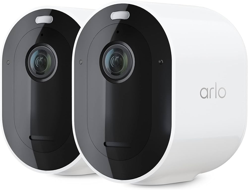Arlo Pro 5S 2K Spotlight Camera, VMC4360P, 2 Pack, White. New Sealed. 