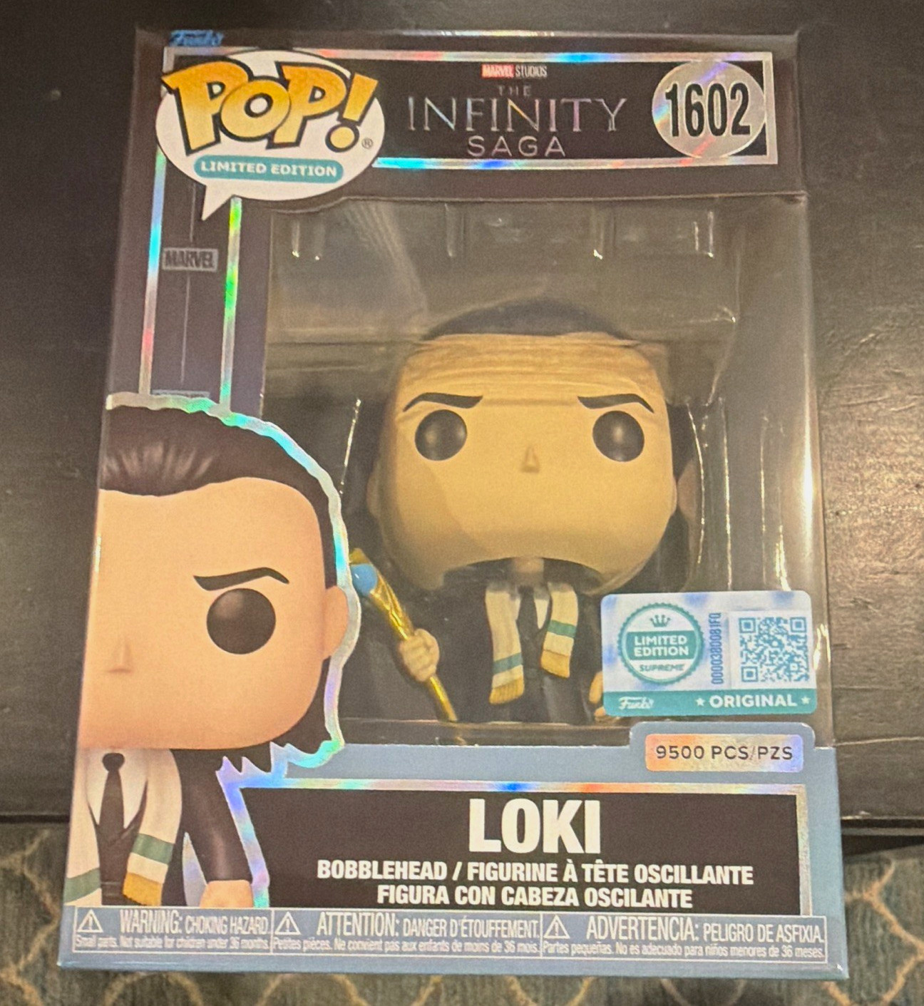 Funko Pop Marvel The Infinity Saga Loki #1602 Funko Shop w/ protector LE 9500 Funko Pop Marvel The Infinity Saga Loki #1602 Funko Shop w/ protector LE 9500