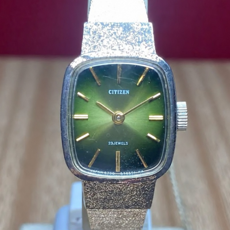 Vintage 1972 CITIZEN Claire B 23J Manual Wind WGP Watch Japan