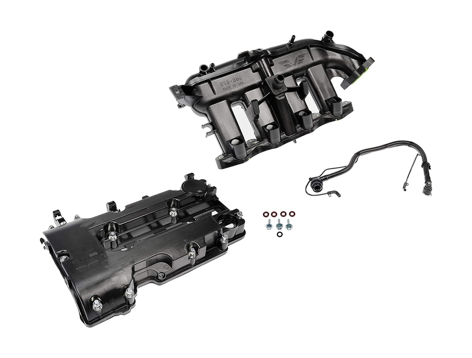 Dorman 615-380KIT Intake Manifold and Valve Cover Kit Compatible with Select ... Dorman 615-380KIT Intake Manifold and Valve Cover Kit Compatible with Select ...